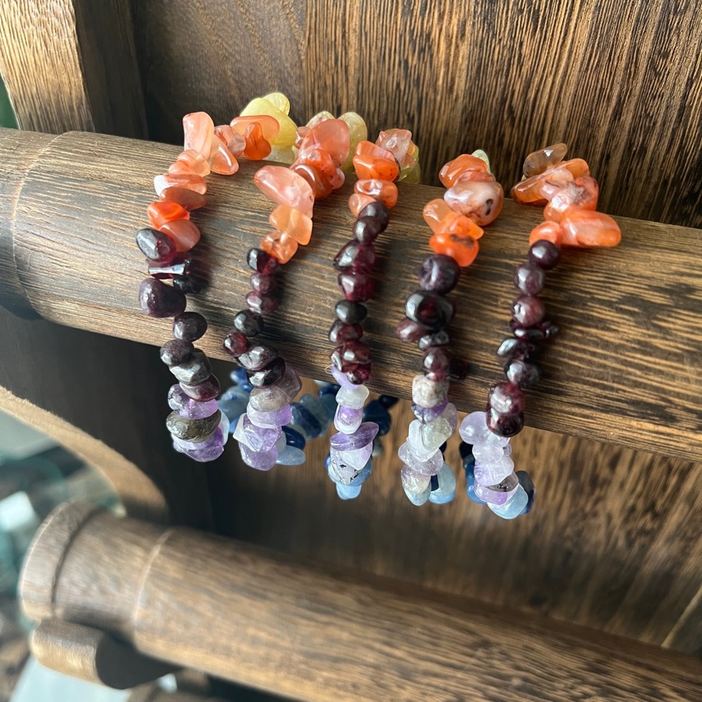 Chakra chips bracelet - Picture 3 of 4